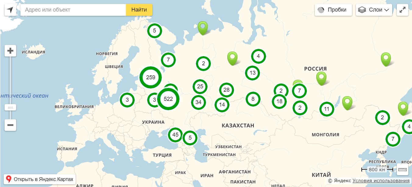 Ресо гарантия карта